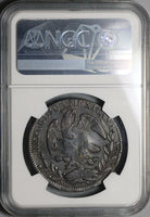 1835 NGC XF Det Philippines 8 Reales Y II Counterstamp Mexico Zacatecas Zs Coin (22020801D