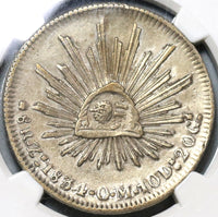 1837 NGC VF Det Philippines 8 Reales Y II Counterstamp Mexico 1834-Zs Silver Coin (19102201C)