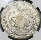 1837 NGC VF Det Philippines 8 Reales Y II Counterstamp Mexico 1834-Zs Silver Coin (19102201C)