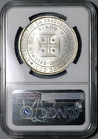 1898 NGC MS 65 Portugal 1000 Reis India Discovery Mint State Coin (21031302C)