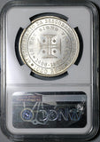1898 NGC MS 65 Portugal 1000 Reis India Discovery Mint State Coin (21031302C)
