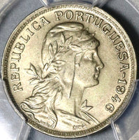 1946 PCGS MS 64 Portugal 50 Centavos Liberty Head Key Date Coin POP 8/0 (21042901C)