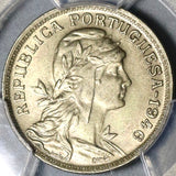 1946 PCGS MS 64 Portugal 50 Centavos Liberty Head Key Date Coin POP 8/0 (21042901C)
