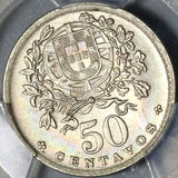 1946 PCGS MS 64 Portugal 50 Centavos Liberty Head Key Date Coin POP 8/0 (21042901C)
