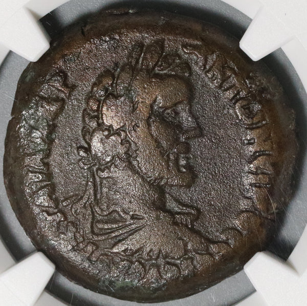 147 NGC VF Antoninus Pius Roman Egypt Alexandria Drachm Victory Trophy (20080402C)