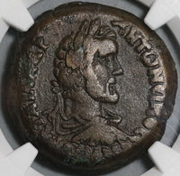 147 NGC VF Antoninus Pius Roman Egypt Alexandria Drachm Victory Trophy (20080402C)
