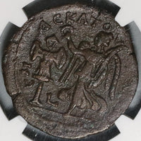 147 NGC VF Antoninus Pius Roman Egypt Alexandria Drachm Victory Trophy (20080402C)