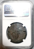 152 NGC Ch XF Antoninus Pius Roman Egypt Alexandria Drachm Tyche Year 16 (19040101C)