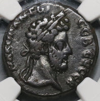 187 NGC VF Commodus Roman Egypt Tetradrachm Alexandria Crowning Emperor (21092003C)