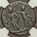 187 NGC VF Commodus Roman Egypt Tetradrachm Alexandria Crowning Emperor (21092003C)