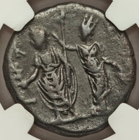187 NGC VF Commodus Roman Egypt Tetradrachm Alexandria Crowning Emperor (21092003C)
