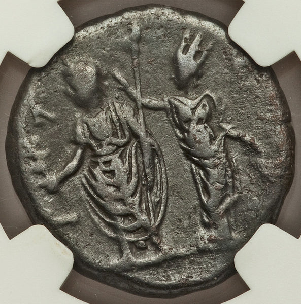 187 NGC VF Commodus Roman Egypt Tetradrachm Alexandria Crowning Emperor (21092003C)