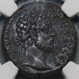 189 NGC Ch VF Commodus Alexandria Roman Egypt Tetradrachm Eagle (18102504C)