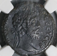 189 NGC Ch VF Commodus Alexandria Roman Egypt Tetradrachm Eagle (18102504C)