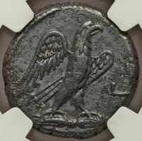 189 NGC Ch VF Commodus Alexandria Roman Egypt Tetradrachm Eagle (18102504C)