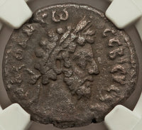 183 NGC VF Commodus Roman Empire Alexandria Egypt Tetradrachm Sarapis Head R5 (21092001C)