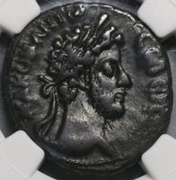 186 NGC Ch VF Commodus Roman Egypt Alexandria Tetradrachm Zeus Head (21092002C)