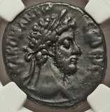 186 NGC Ch VF Commodus Roman Egypt Alexandria Tetradrachm Zeus Head (21092002C)