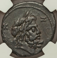186 NGC Ch VF Commodus Roman Egypt Alexandria Tetradrachm Zeus Head (21092002C)