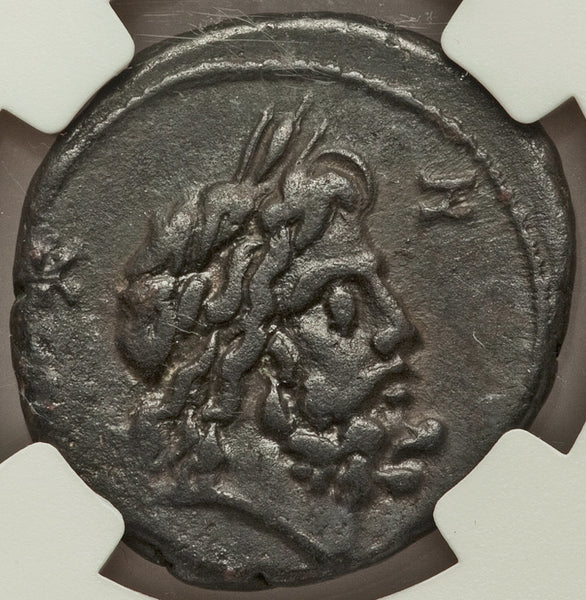 186 NGC Ch VF Commodus Roman Egypt Alexandria Tetradrachm Zeus Head (21092002C)