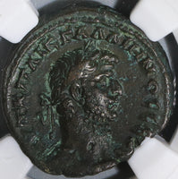 267 NGC Ch XF Gallienus Egypt Alexandria Tetradrachm Selene Moon Bust Pedigree (21090504C)