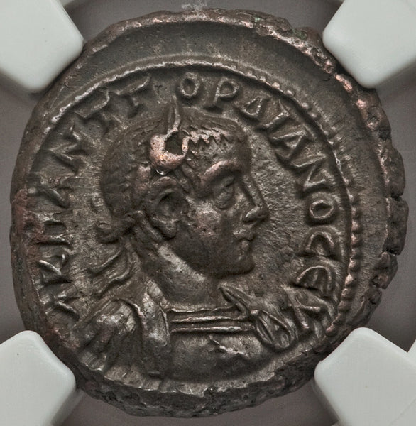 242 NGC XF Gordian III Roman Egypt Alexandria Tetradrachm Nike Victory 5/5 Coin (22013101D)