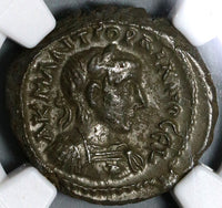 242 NGC XF Gordian III Roman Egypt Alexandria Tetradrachm Tyche Standing Year 6 (19113002C)