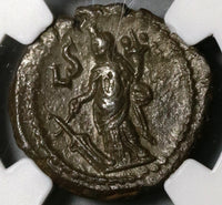 242 NGC XF Gordian III Roman Egypt Alexandria Tetradrachm Tyche Standing Year 6 (19113002C)