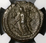 242 NGC XF Gordian III Roman Egypt Alexandria Tetradrachm Tyche Standing Year 6 (19113002C)