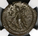 242 NGC XF Gordian III Roman Egypt Alexandria Tetradrachm Tyche Standing Year 6 (19113002C)