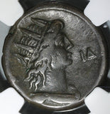 129 Hadrian Roman Egypt Alexandria Tetradrachm Helios Sun God Year 14 NGC Ch F (19082004C)