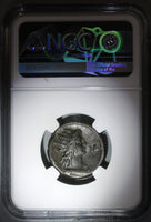 129 Hadrian Roman Egypt Alexandria Tetradrachm Helios Sun God Year 14 NGC Ch F (19082004C)