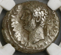 134 Hadrian Roman Egypt Alexandria Tetradrachm Nilus Bust NGC Ch VF (19040903C)
