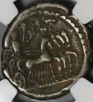 121 Hadrian Alexandria Roman Egypt Tetradrachm Emperor Chariot Ext Rare R4 NGC F (20042703C)