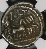 121 Hadrian Alexandria Roman Egypt Tetradrachm Emperor Chariot Ext Rare R4 NGC F (20042703C)
