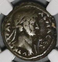 121 Hadrian Alexandria Roman Egypt Tetradrachm Emperor Chariot Ext Rare R4 NGC F (20042703C)