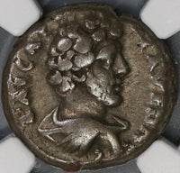 155 NGC Ch F Marcus Aurelius Roman Egypt Alexandria Tetradrachm Dikaiosyne (21091704C)