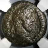 161 NGC Ch F Marcus Aurelius Roman Egypt Alexandria Tetradrachm Nike Victory Bust Year 2 Faustina Jr. Rare (20010202C)