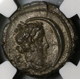 236 NGC AU Maximinus I Roman Egypt Alexandria Tetradrachm Selene Moon Goddess (19112702C)