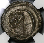 236 NGC AU Maximinus I Roman Egypt Alexandria Tetradrachm Selene Moon Goddess (19112702C)