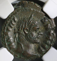 295/6 NGC AU Maximianus Roman Egypt Alexandria Tetradrachm RARE Vexilla Eagle (21091003C)
