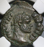 295/6 NGC AU Maximianus Roman Egypt Alexandria Tetradrachm RARE Vexilla Eagle (21091003C)