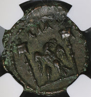 295/6 NGC AU Maximianus Roman Egypt Alexandria Tetradrachm RARE Vexilla Eagle (21091003C)