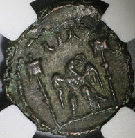 295/6 NGC AU Maximianus Roman Egypt Alexandria Tetradrachm RARE Vexilla Eagle (21091003C)
