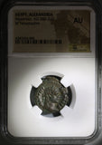 295/6 NGC AU Maximianus Roman Egypt Alexandria Tetradrachm RARE Vexilla Eagle (21091003C)