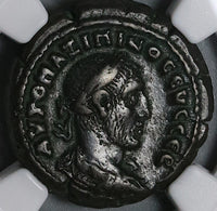 236 NGC Ch VF Maximinus Roman Egypt Alexandria Tetradrachm Helios Sun God Pedigree (22031703C)