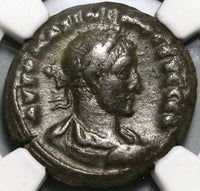 235 NGC VF Maximinus I Roman Egypt Alexandria Tetradrachm Emperor on Horseback Ancient Coin (19112001C)