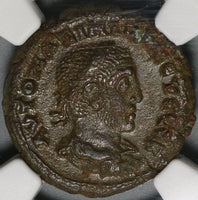 236 NGC AU Maximinus I Roman Egypt Alexandria Tetradrachm Selene Moon Goddess (20080403C)