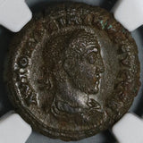236 NGC AU Maximinus I Roman Egypt Alexandria Tetradrachm Selene Moon Goddess (20080403C)