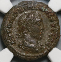 236 NGC AU Maximinus I Roman Egypt Alexandria Tetradrachm Selene Moon Goddess (20080403C)